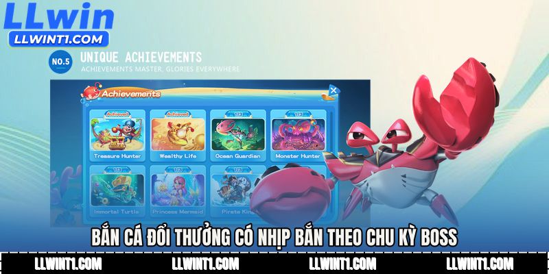 Bắn cá đổi thưởng có nhịp bắn theo chu kỳ boss