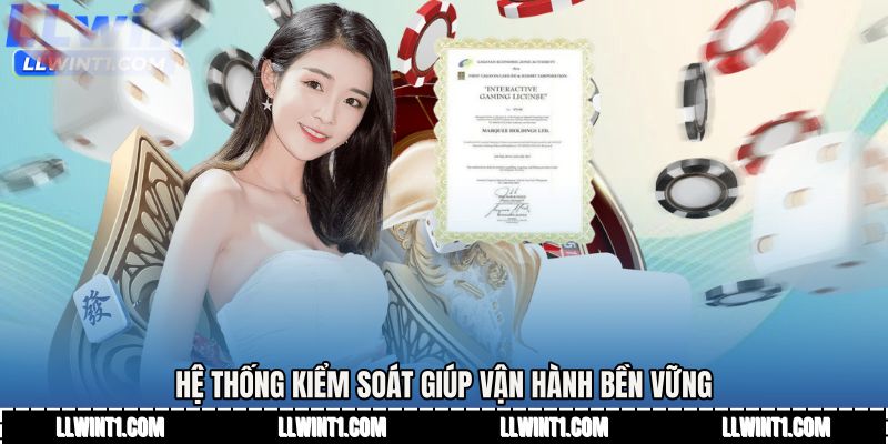 Hệ thống kiểm soát giúp vận hành bền vững