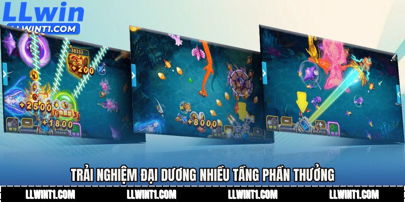 Trải nghiệm đại dương nhiều tầng phần thưởng